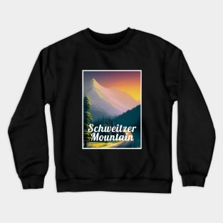 Schweitzer Mountain Idaho Ski Crewneck Sweatshirt